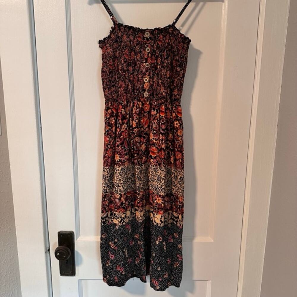 Angie Y2K Sundress Size M Floral Paisley Boho Festival Summer